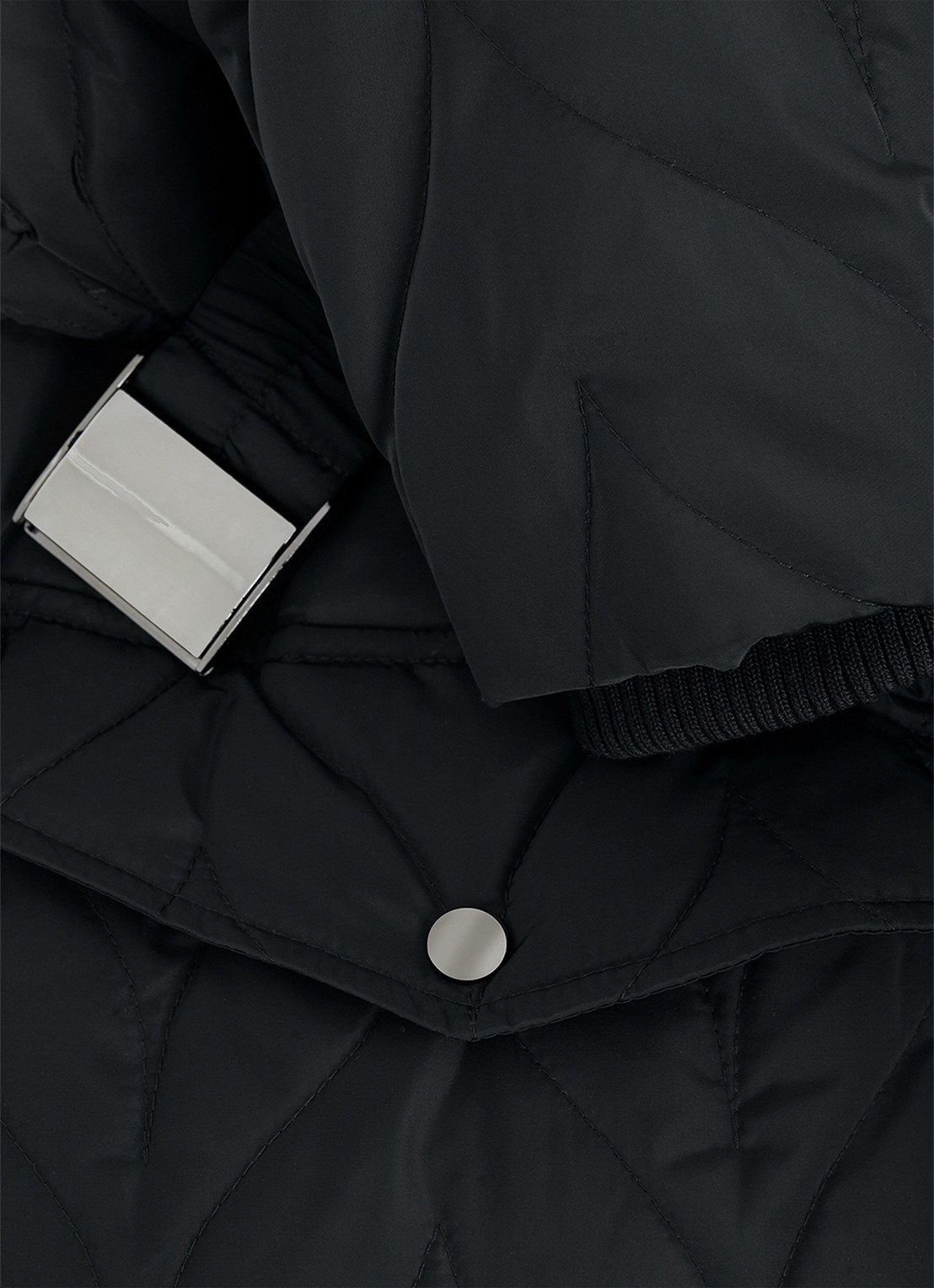 Phase Eight Hollie longline puffer jas met ceintuur  - detail 6 groen