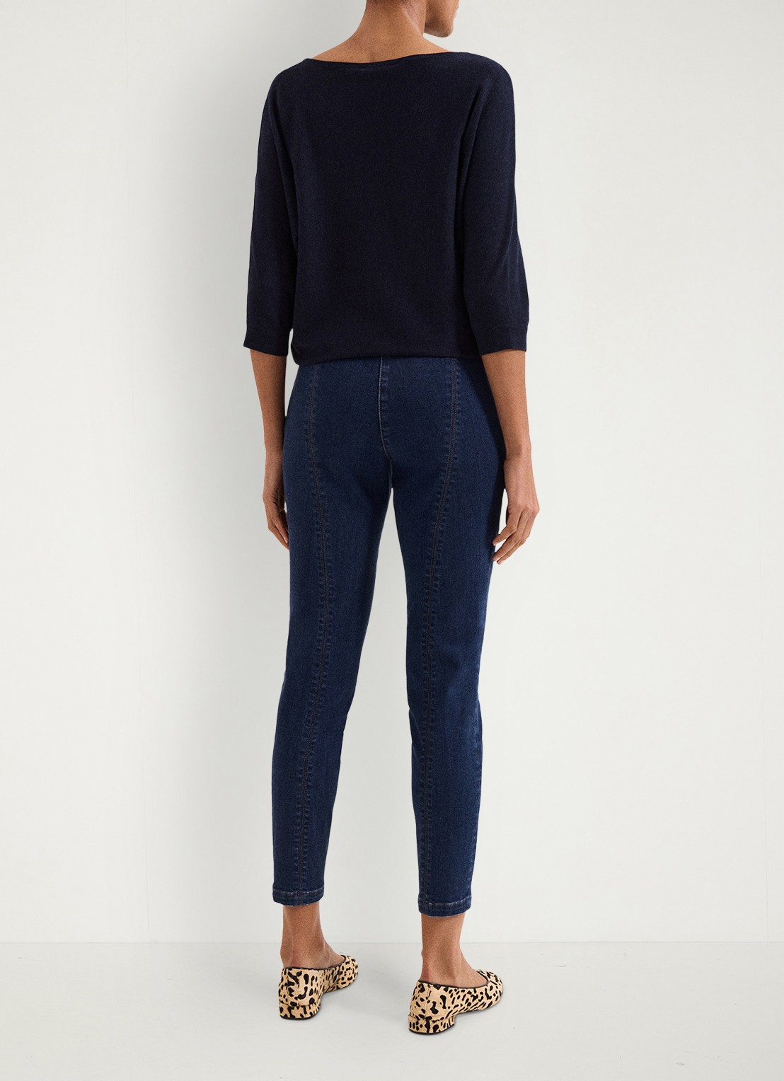 Phase Eight Immie skinny jeans met donkere wassing - achterkant 8 indigo