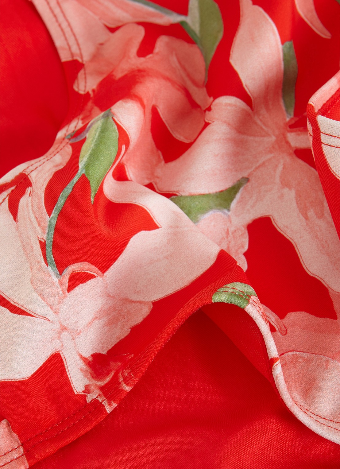 Phase Eight Iris bikinislip met bloemenprint - detail 6 rood