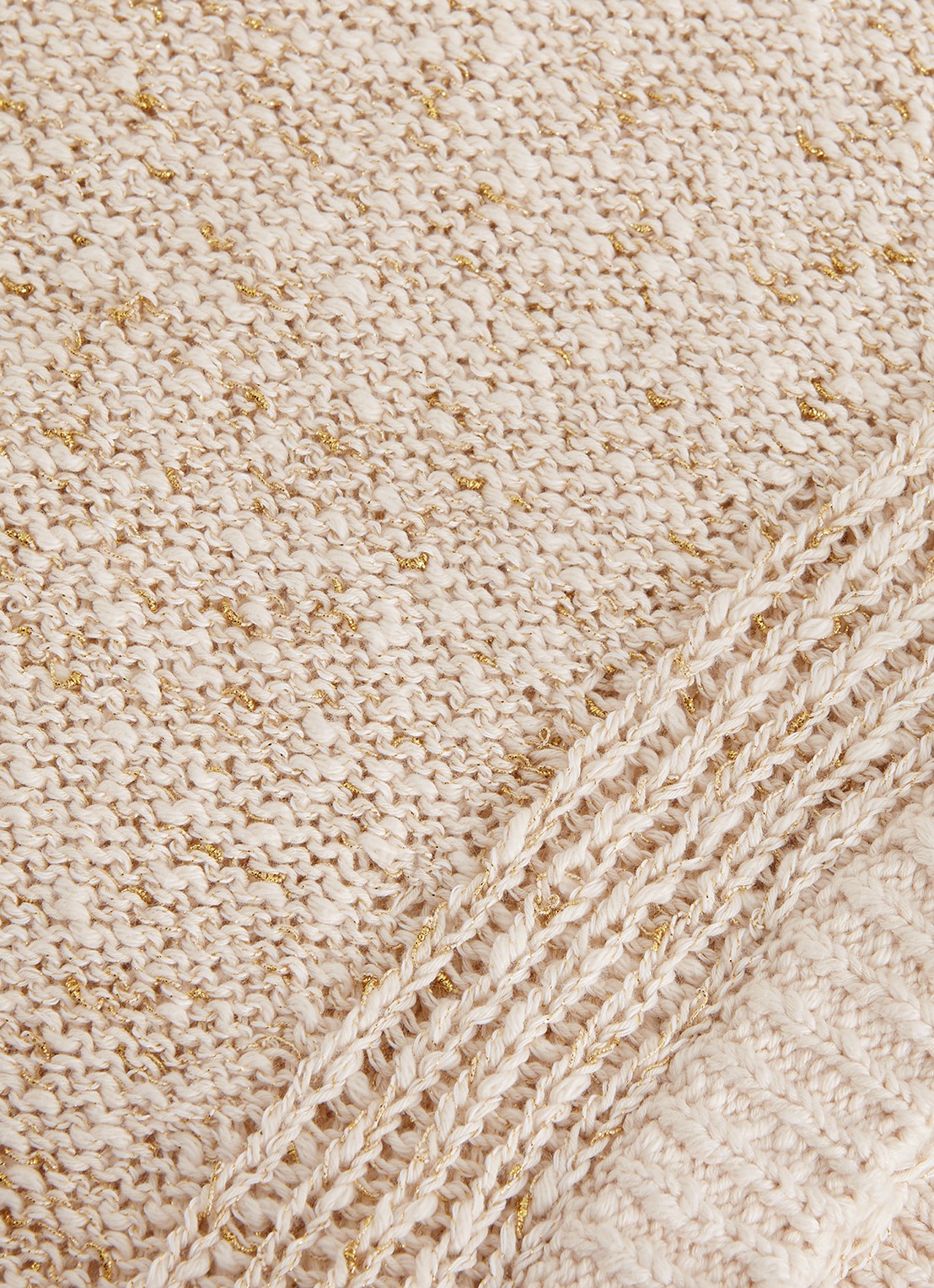 Phase Eight Janet grofgebreide pullover met structuur - detail 7 creme
