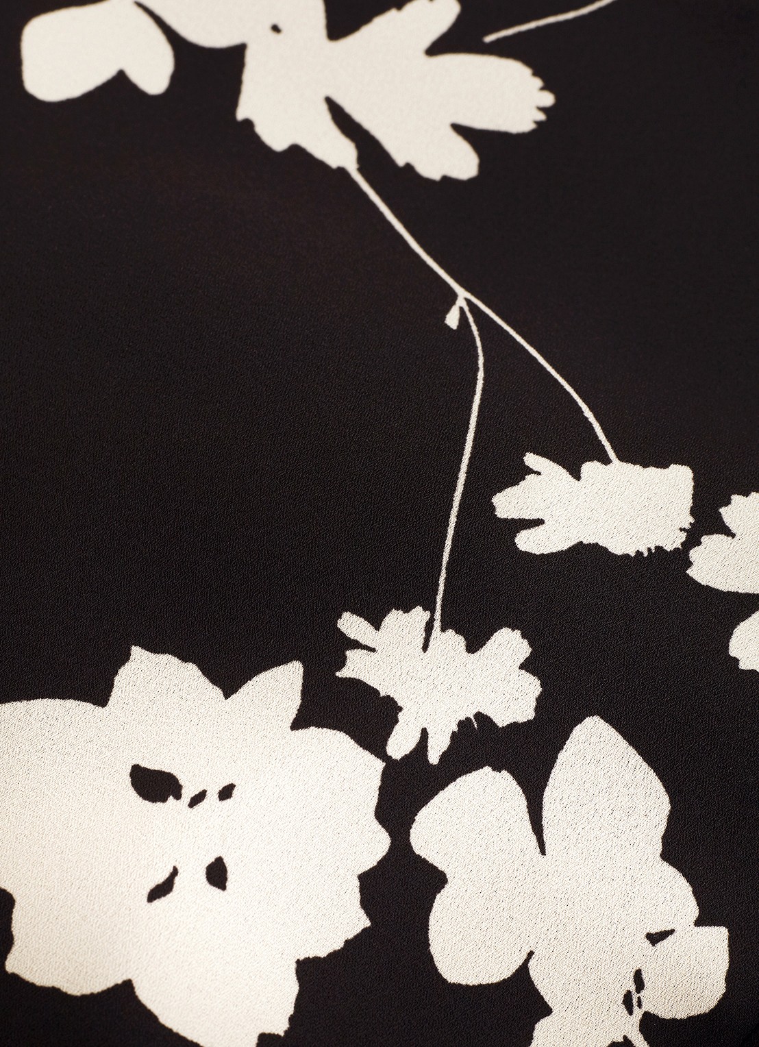 Phase Eight Jolie wide fit jumpsuit met bloemenprint en strikceintuur - detail 7 zwart