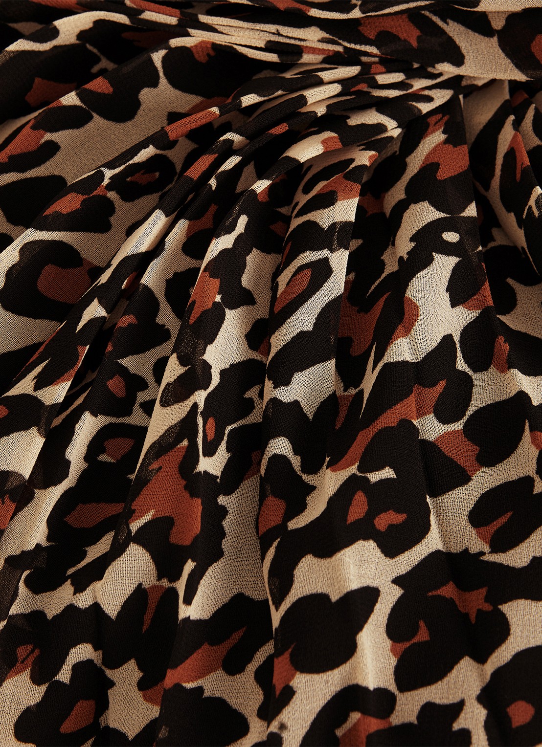 Phase Eight Josephine fijngebreide midi jurk met plissé - detail 6 zwart