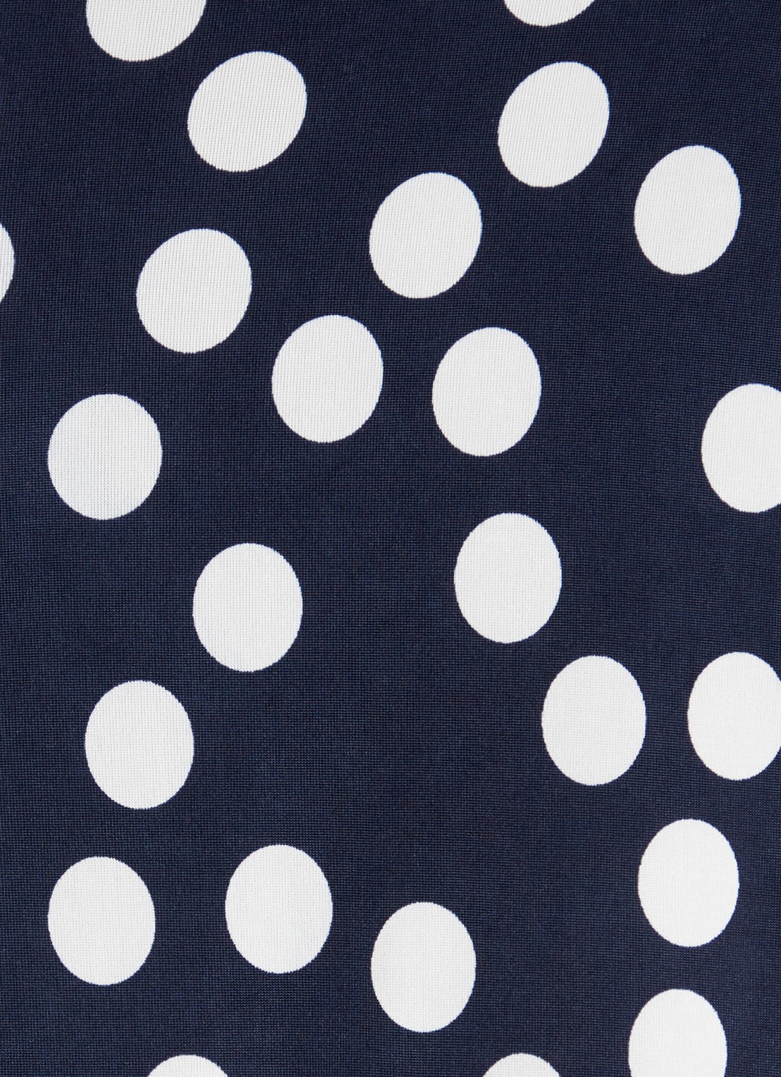 Phase Eight Josey mini kokerjurk met stippenprint en strikceintuur - detail 2 donkerblauw