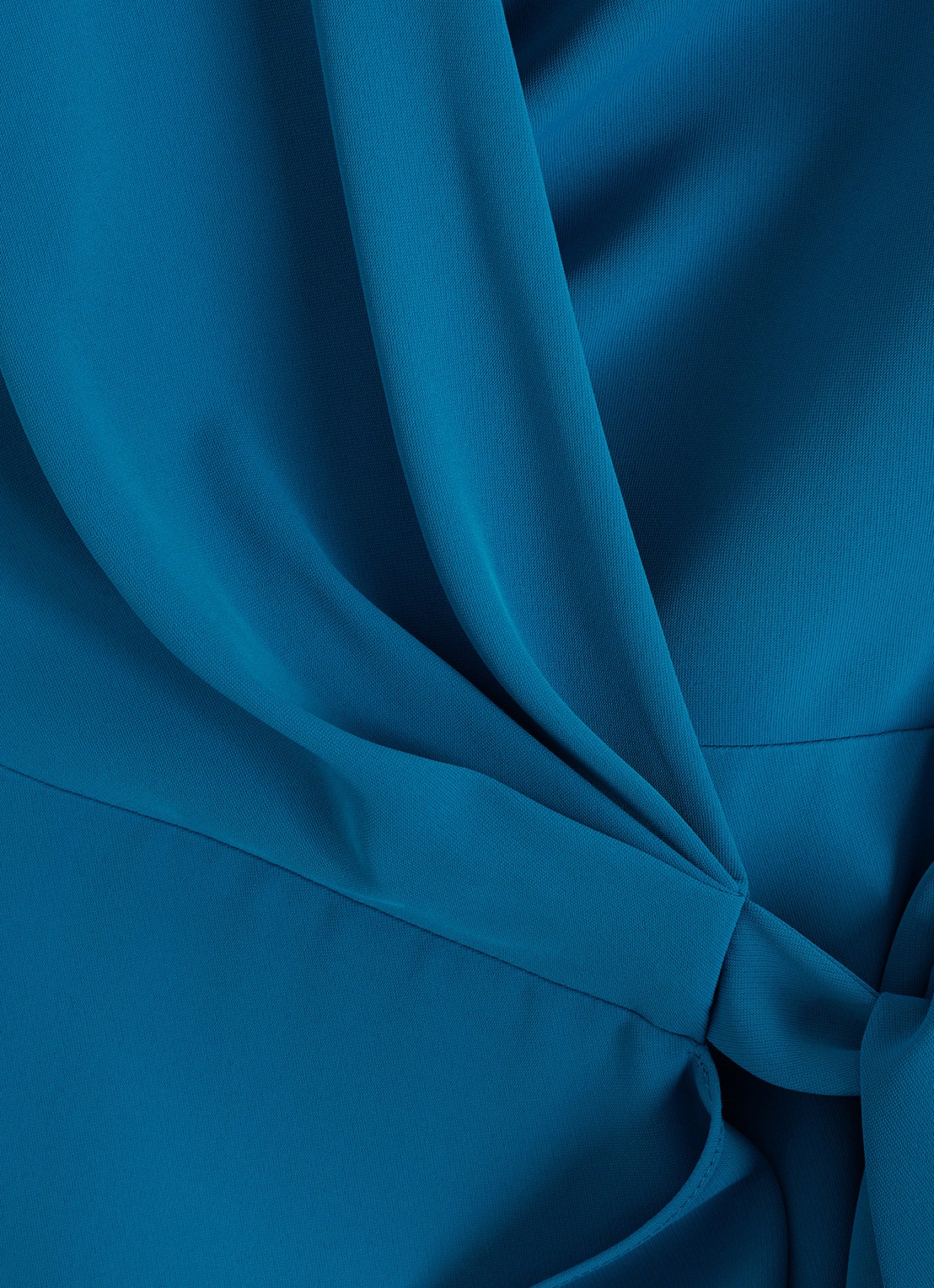 Phase Eight Julissa midi wikkeljurk met strikceintuur - detail 8 blauw