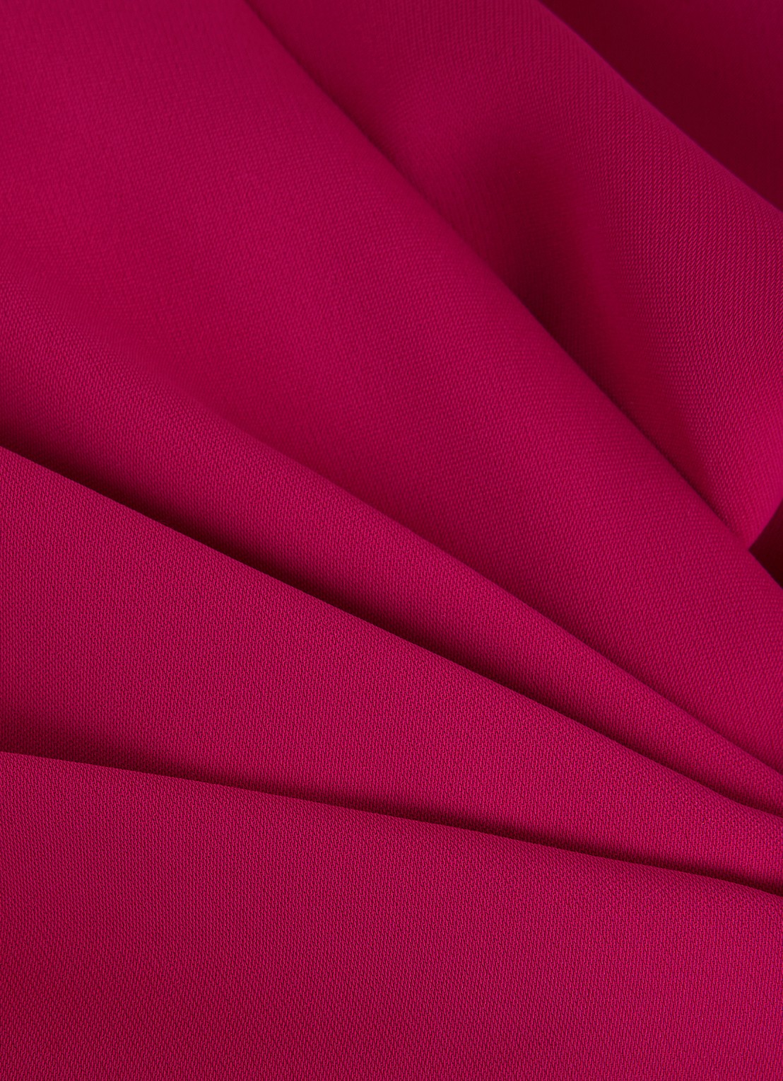 Phase Eight Julissa midi wikkeljurk met V-hals - detail 5 donkerroze