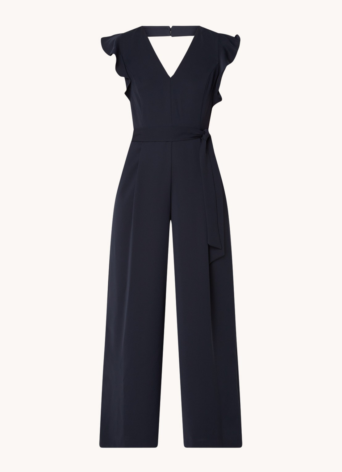 Phase Eight Kallie Jumpsuit Navy 08 - voorkant 2 aquablauw