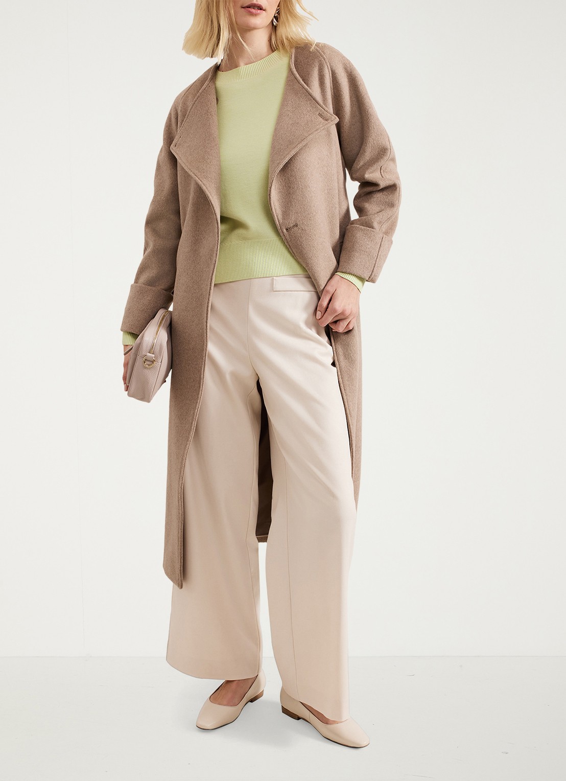 Phase Eight Kara fijngebreide trui met stretch - detail 6 lime