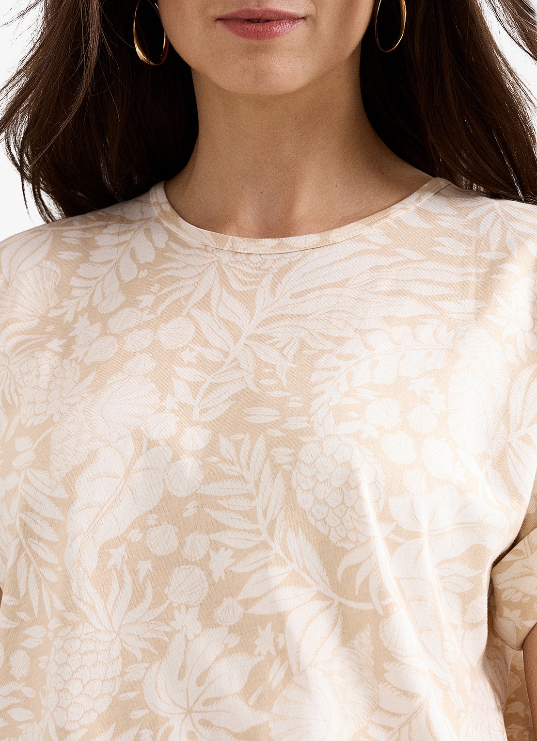 Phase Eight Kayla top met print - detail 4 creme