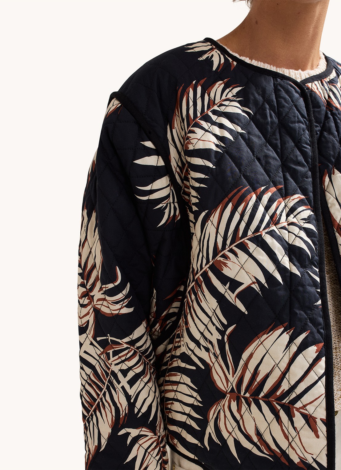 Phase Eight Kharis jack met print - detail 2 zwart