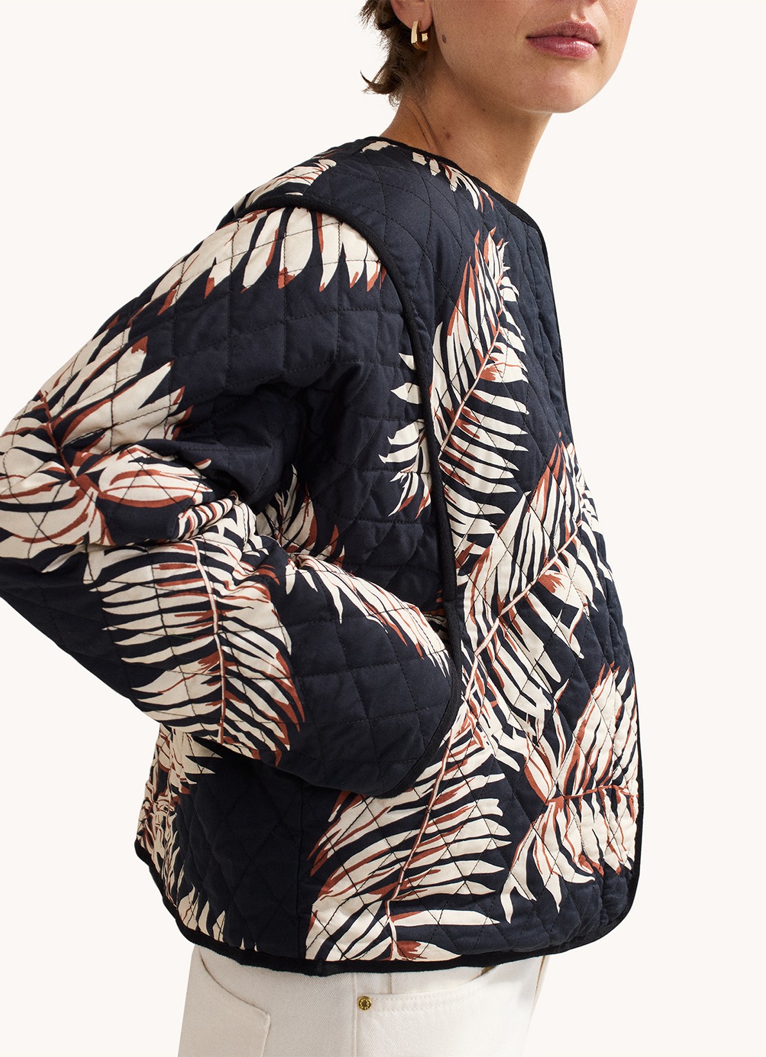 Phase Eight Kharis jack met print - detail 4 zwart