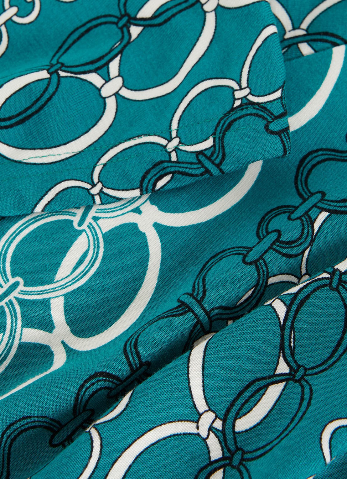 Phase Eight Kiara top met print - detail 4 zeegroen