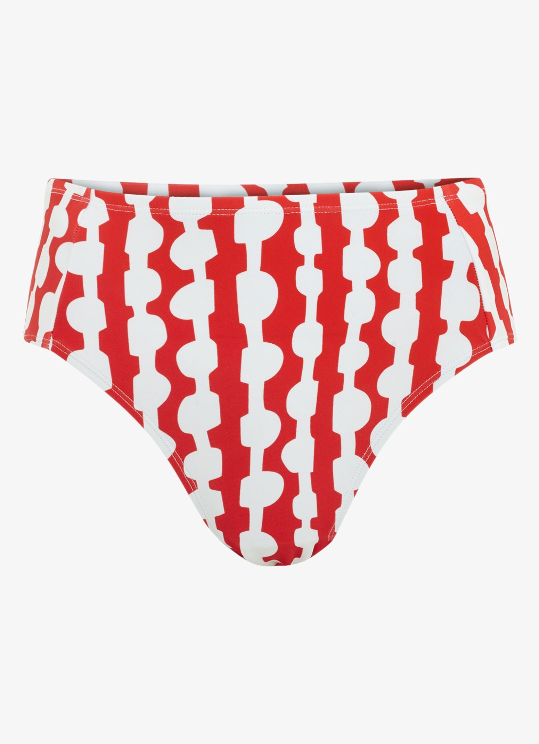 Phase Eight Lara bikinislip met print - voorkant rood