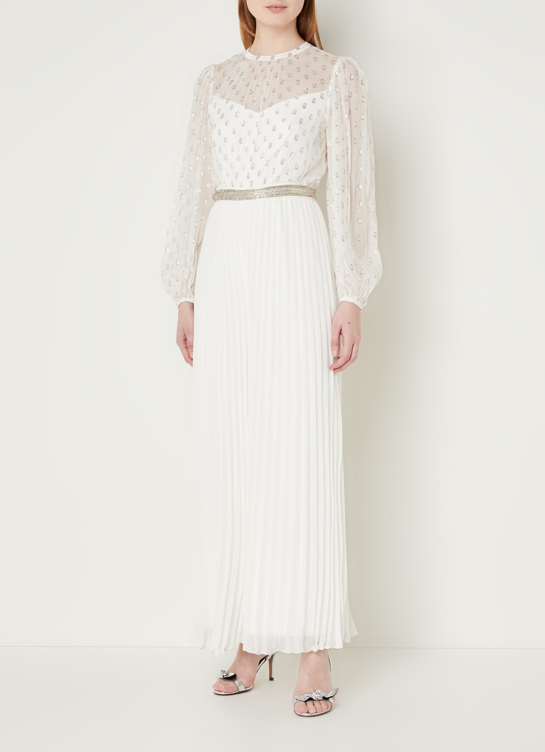 Phase Eight Larissa Jumpsuit Ivory 08 - detail 4 blauw
