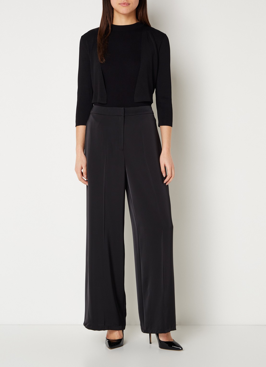 Phase Eight Lightweight Salma Black 10 - voorkant 3 zwart