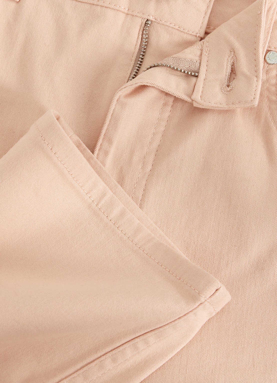Phase Eight Lindsey mid waist cropped slim fit jeans met gekleurde wassing - detail 7 zalmroze
