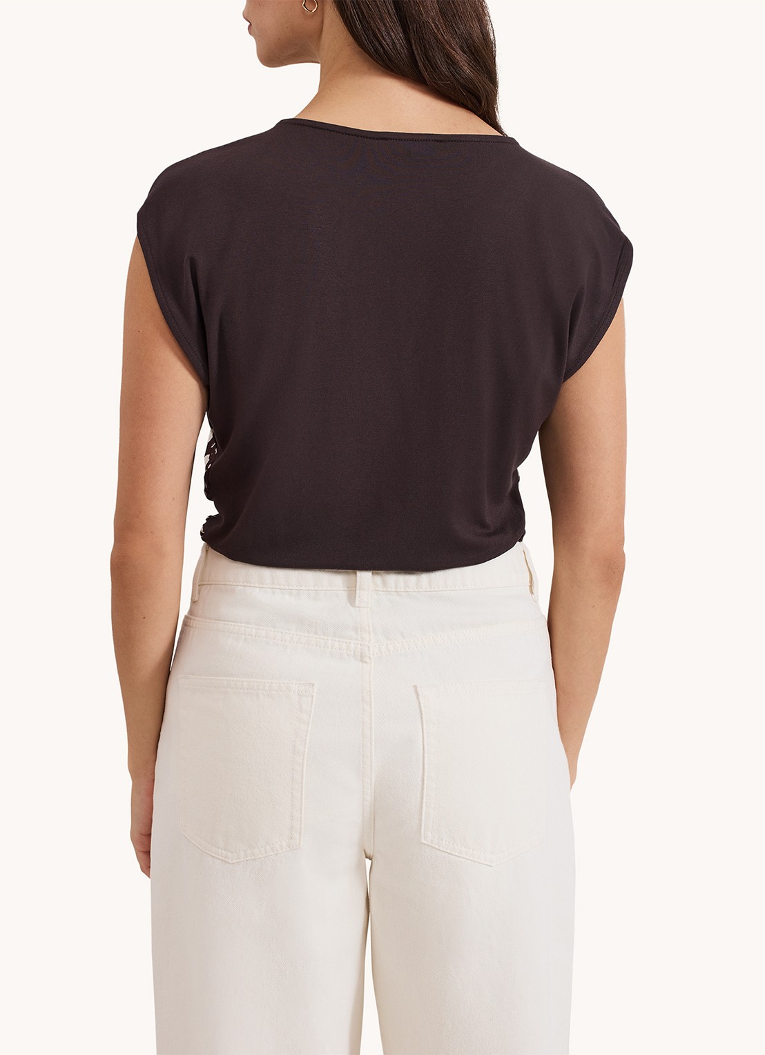 Phase Eight Livie top met print - achterkant bruin