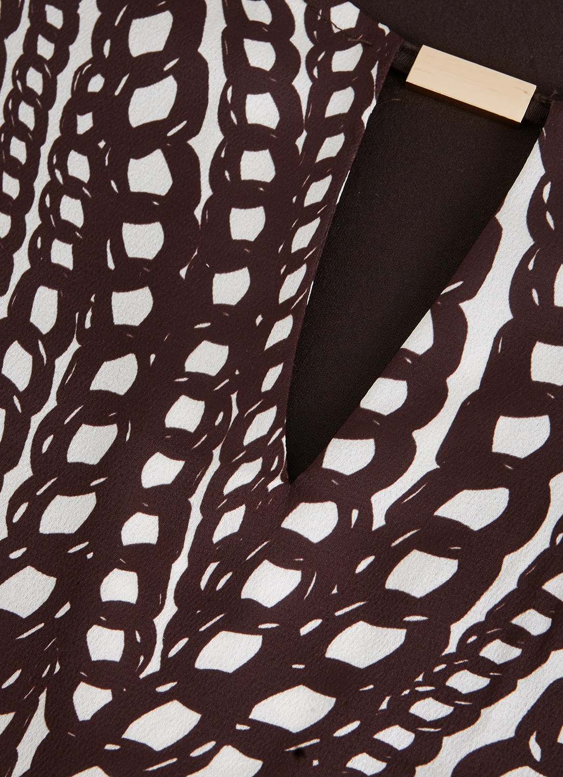 Phase Eight Livie top met print - detail 8 bruin