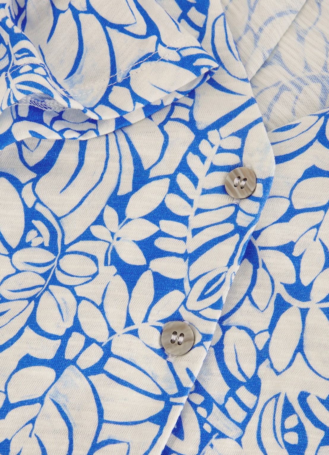 Phase Eight Lorenna top met bloemenprint - detail 8 blauw