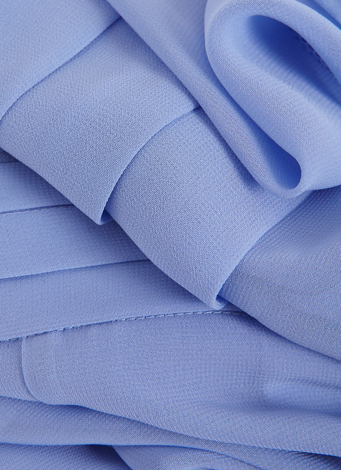 Phase Eight Lucie wide fit jumpsuit van crêpe met sjaalkraag - detail 7 donkerblauw