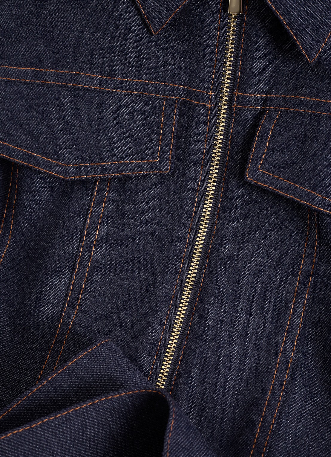 Phase Eight Luiza wide fit jumpsuit in linnenblend met strikceintuur - detail 3 donkerblauw
