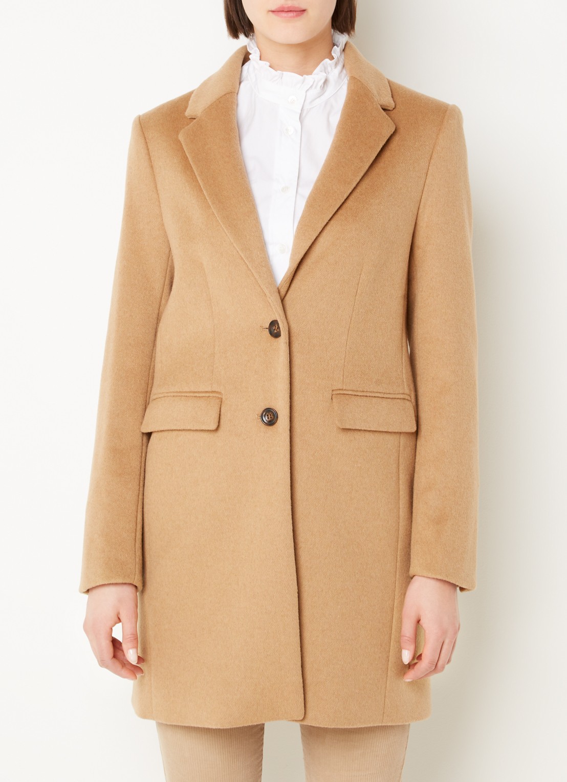 Phase Eight Lydia Wool Coat Camel 08 - detail 4 camel