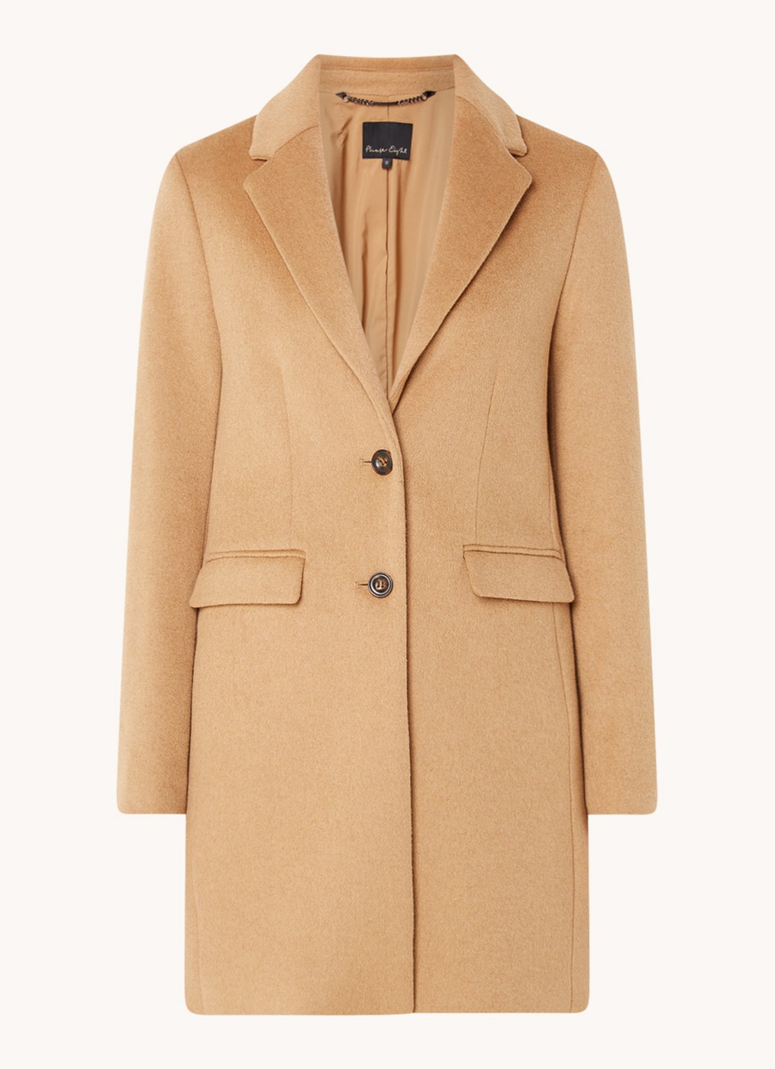 Phase Eight Lydia Wool Coat Camel 08 - voorkant 2 camel