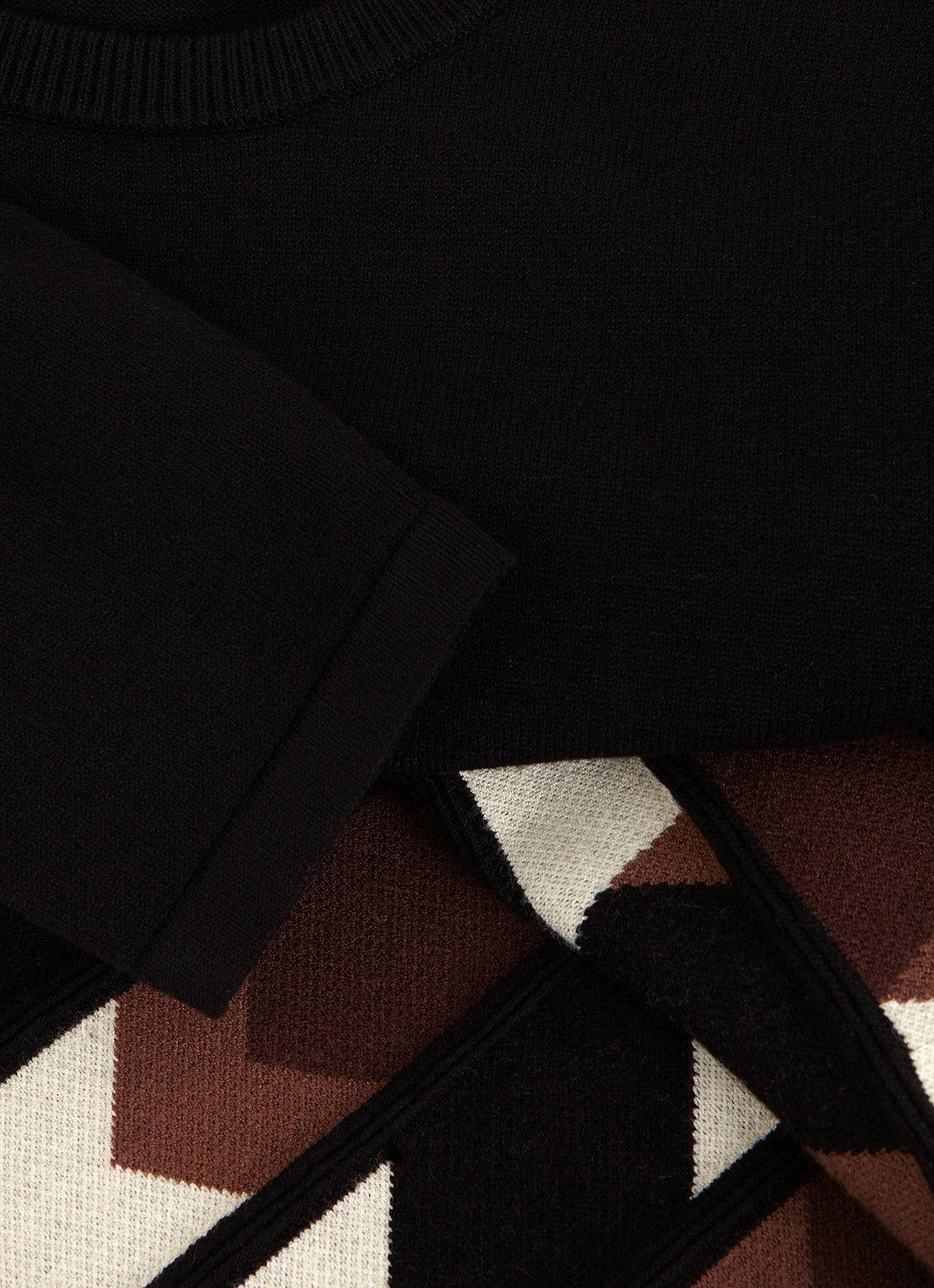 Phase Eight Maci midi jurk met grafische print - detail 7 bruin