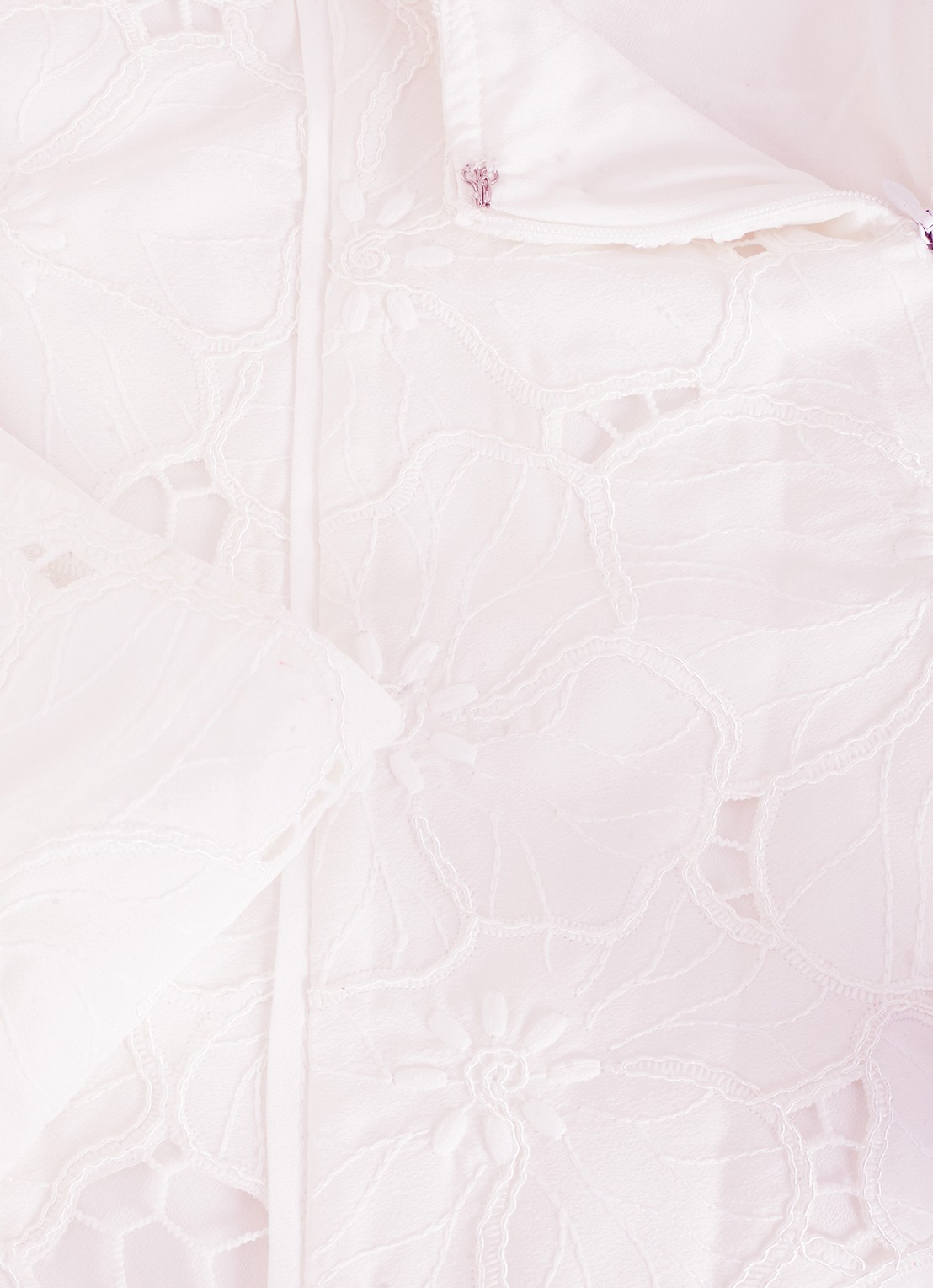 Phase Eight Marina maxi rok met broderie - detail 8 ivoor