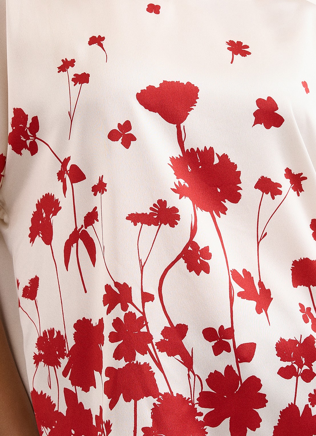 Phase Eight Marion top met bloemenprint - detail 5 ivoor