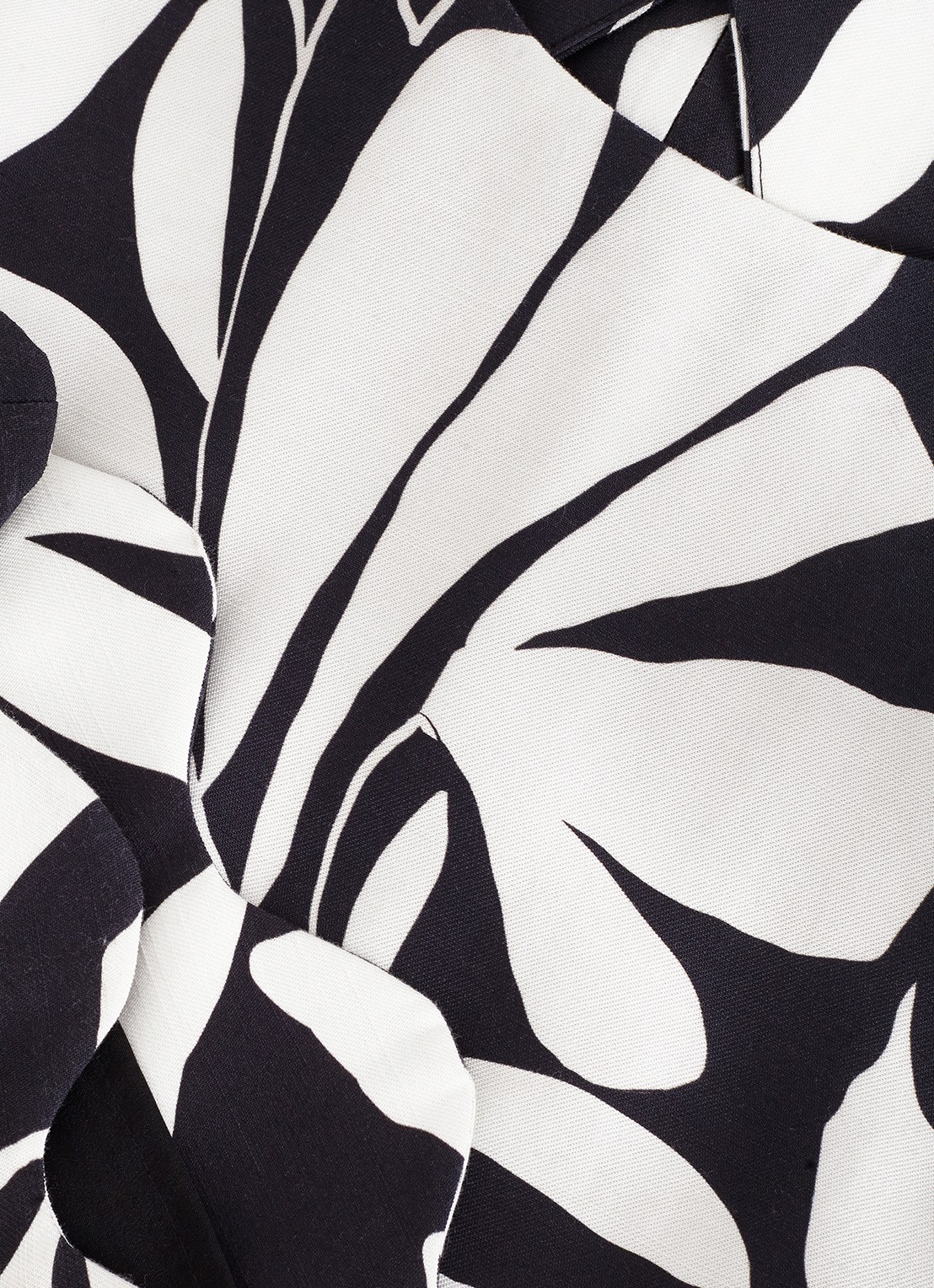 Phase Eight Marta mini jurk met ronde hals en bloemenprint - detail 7 zwart