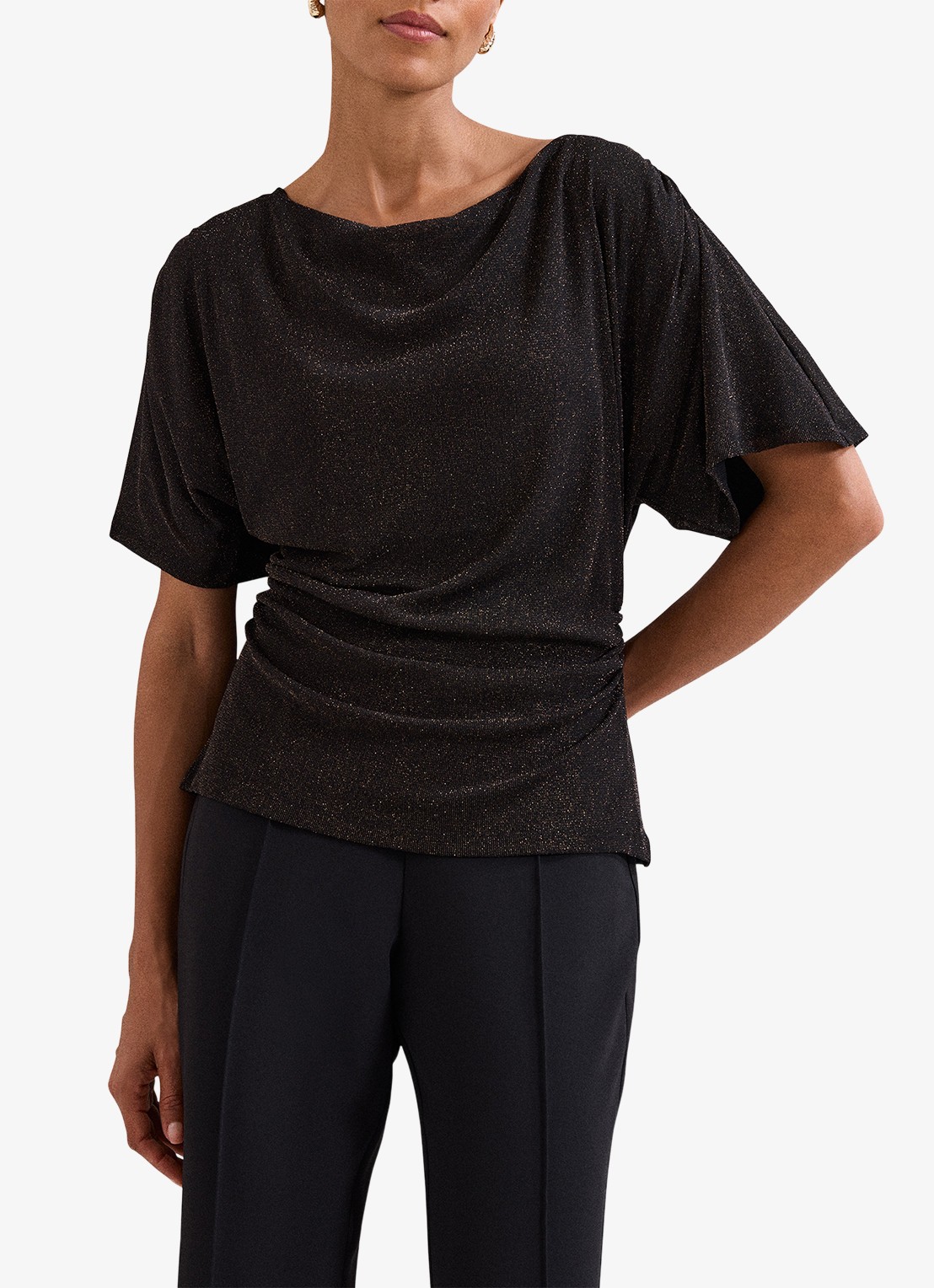 Phase Eight Martha top met lurex - detail 2 goud