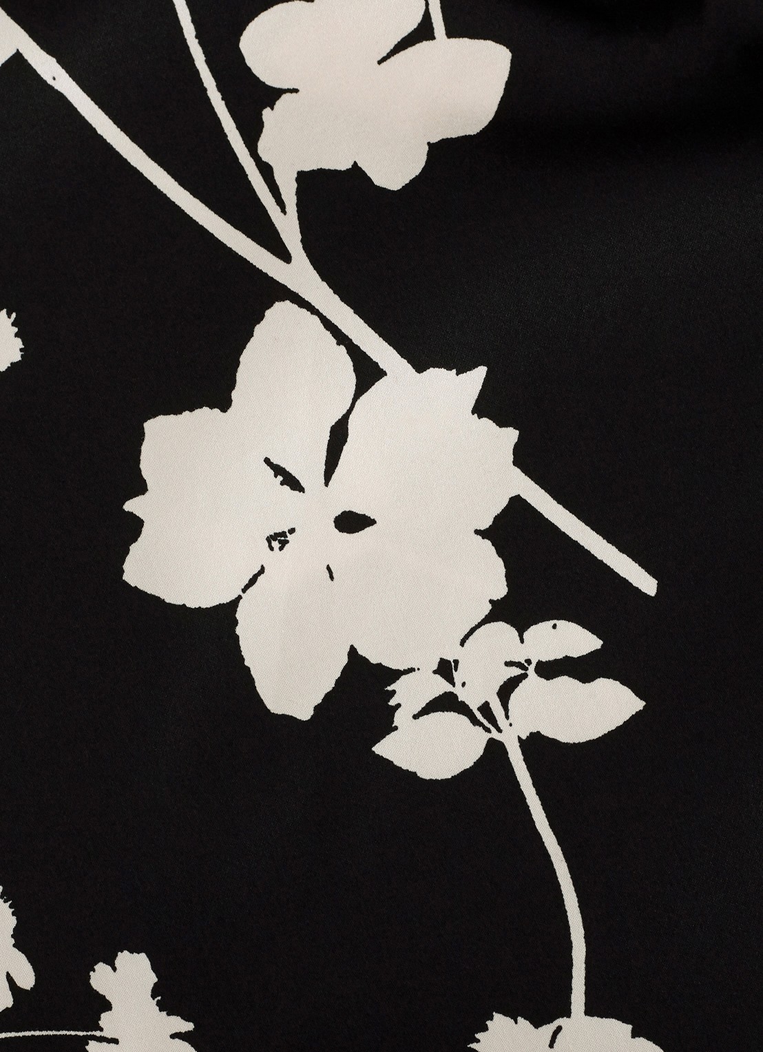 Phase Eight Mavis midi rok met bloemenprint - detail 6 zwart
