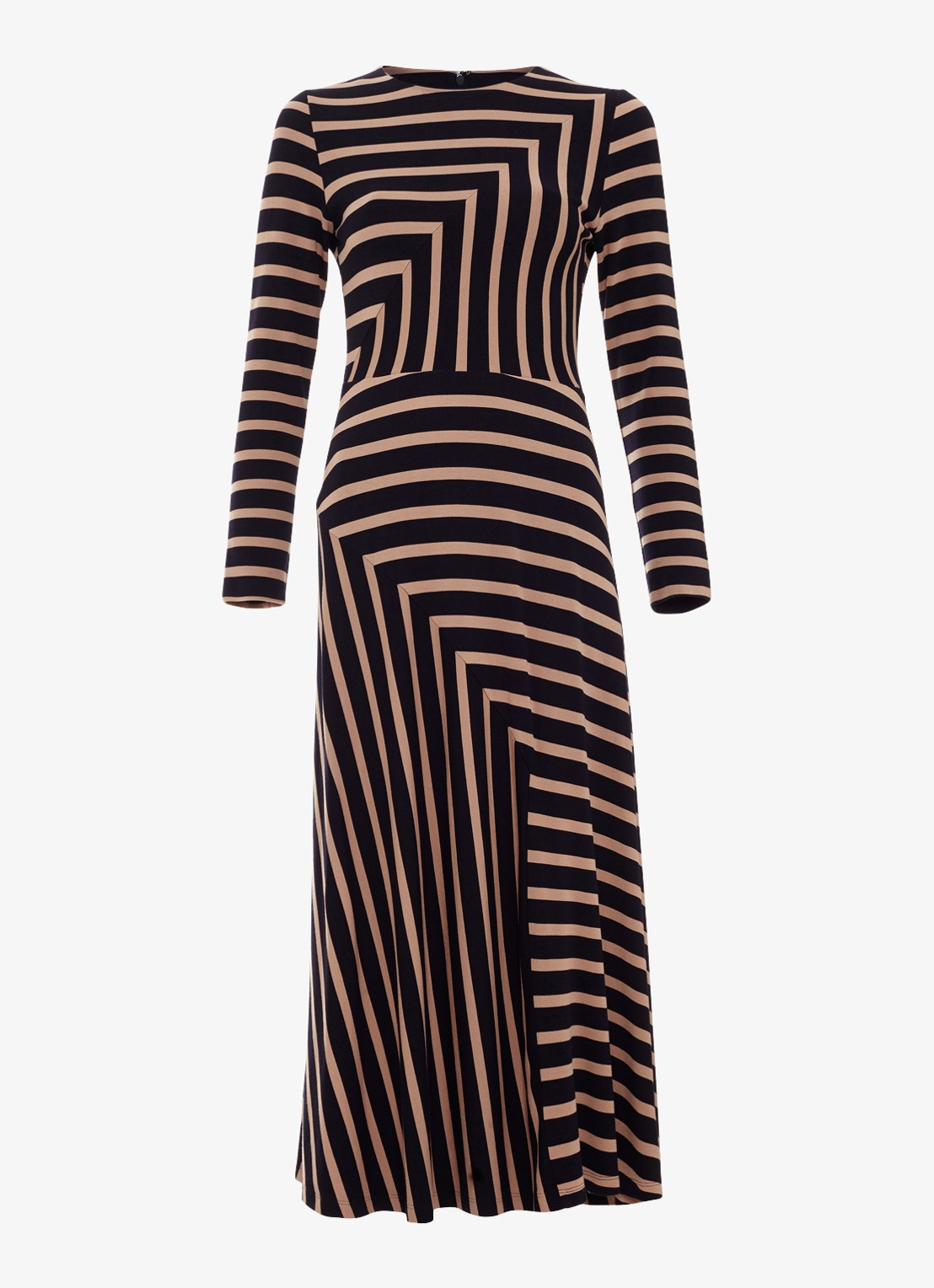 Phase Eight Mia midi jurk met grafische print - voorkant 6 multicolor