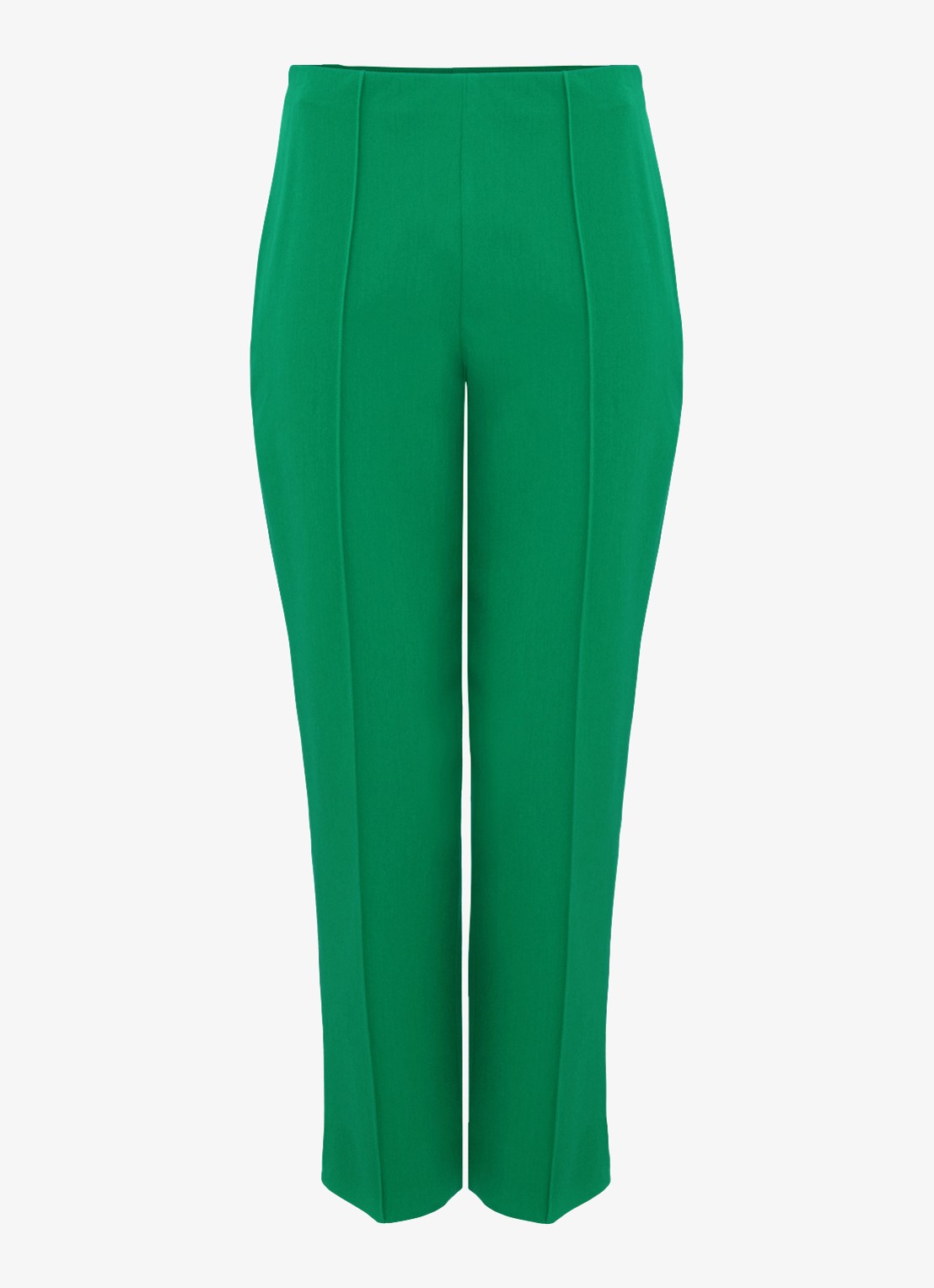 Phase Eight Miah high waist slim fit cropped pantalon met steekzakken - voorkant 5 groen
