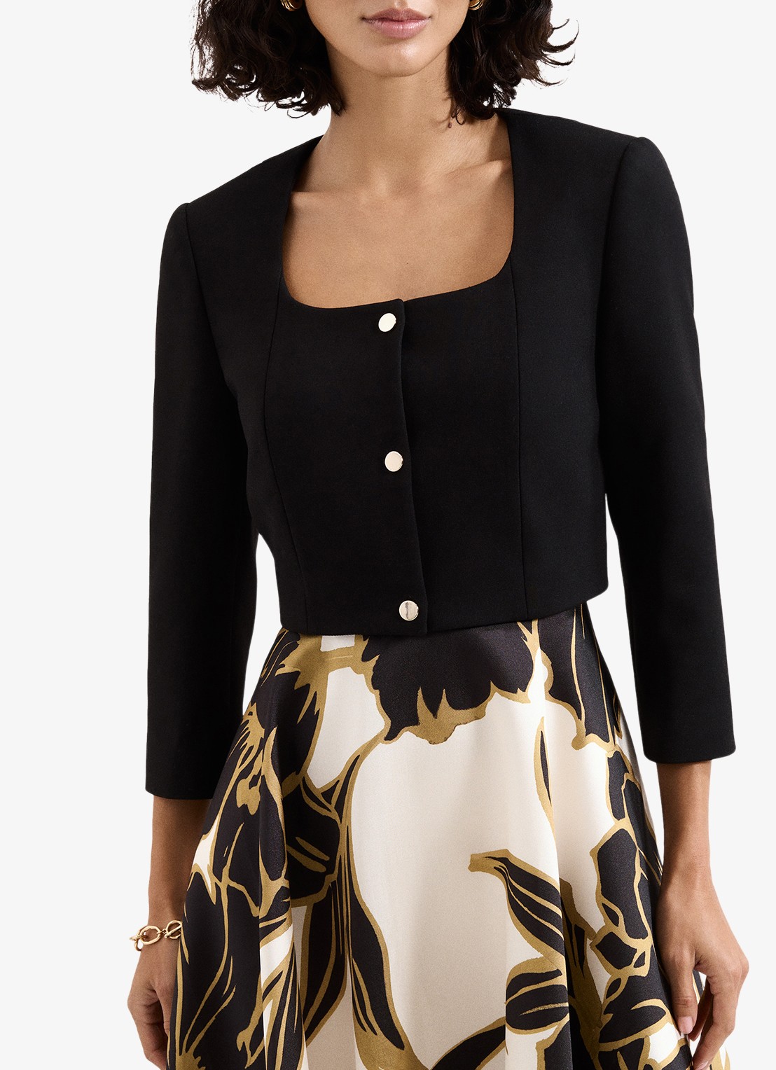 Phase Eight Miranda cropped Jack  - detail 2 zwart