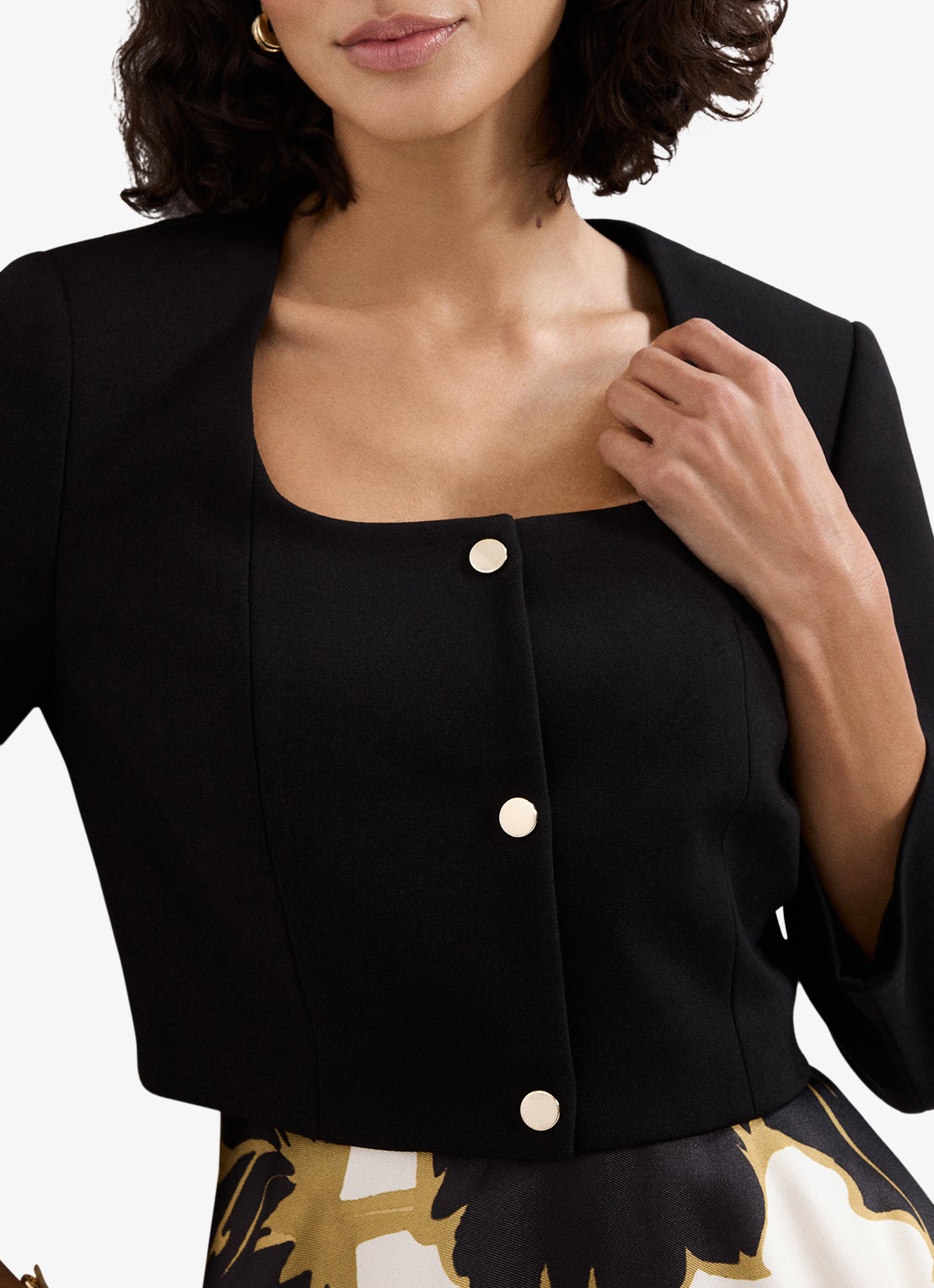 Phase Eight Miranda cropped Jack  - detail 4 zwart
