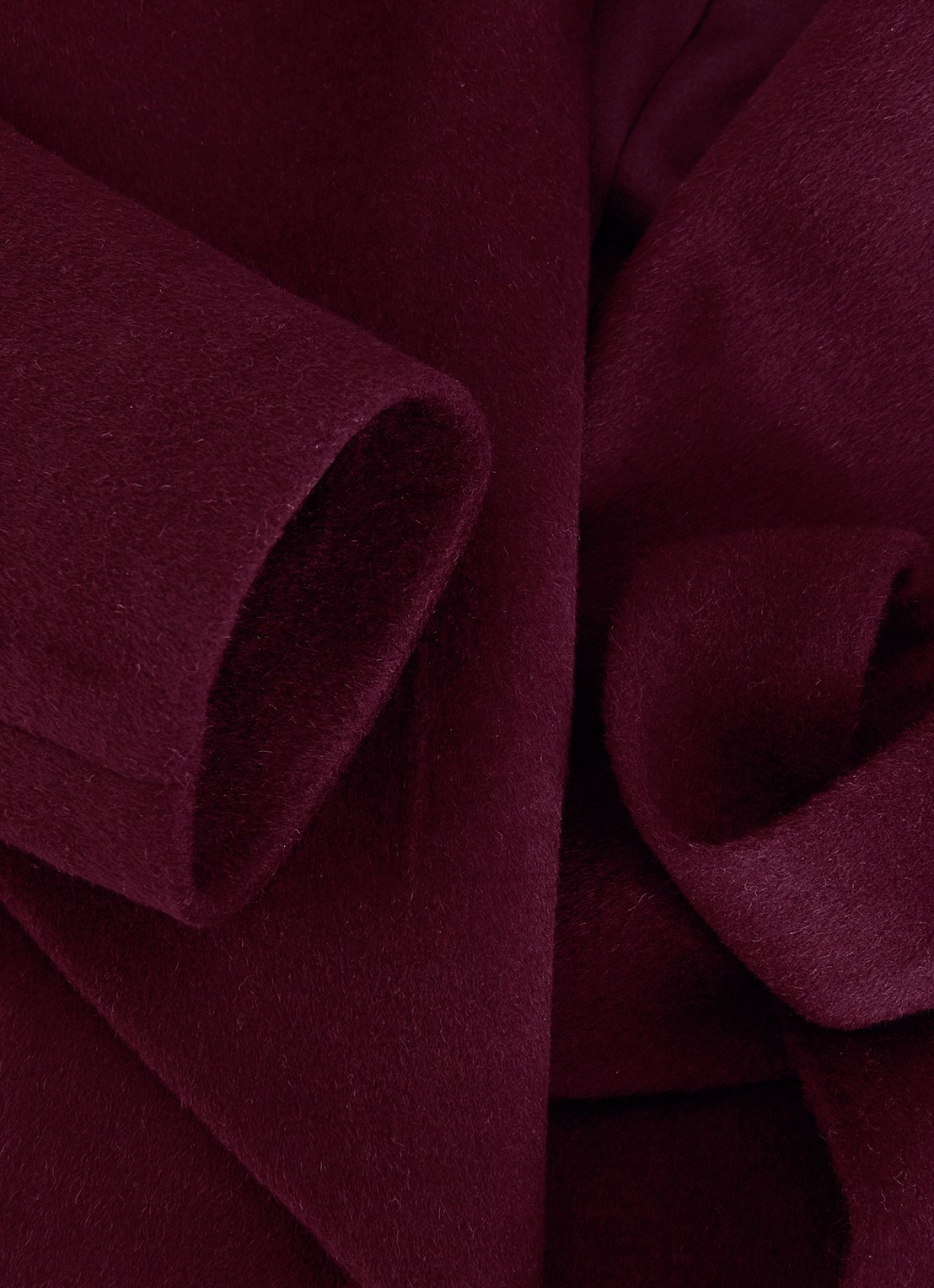 Phase Eight Nicci mantel met strikceintuur - detail 8 bordeauxrood
