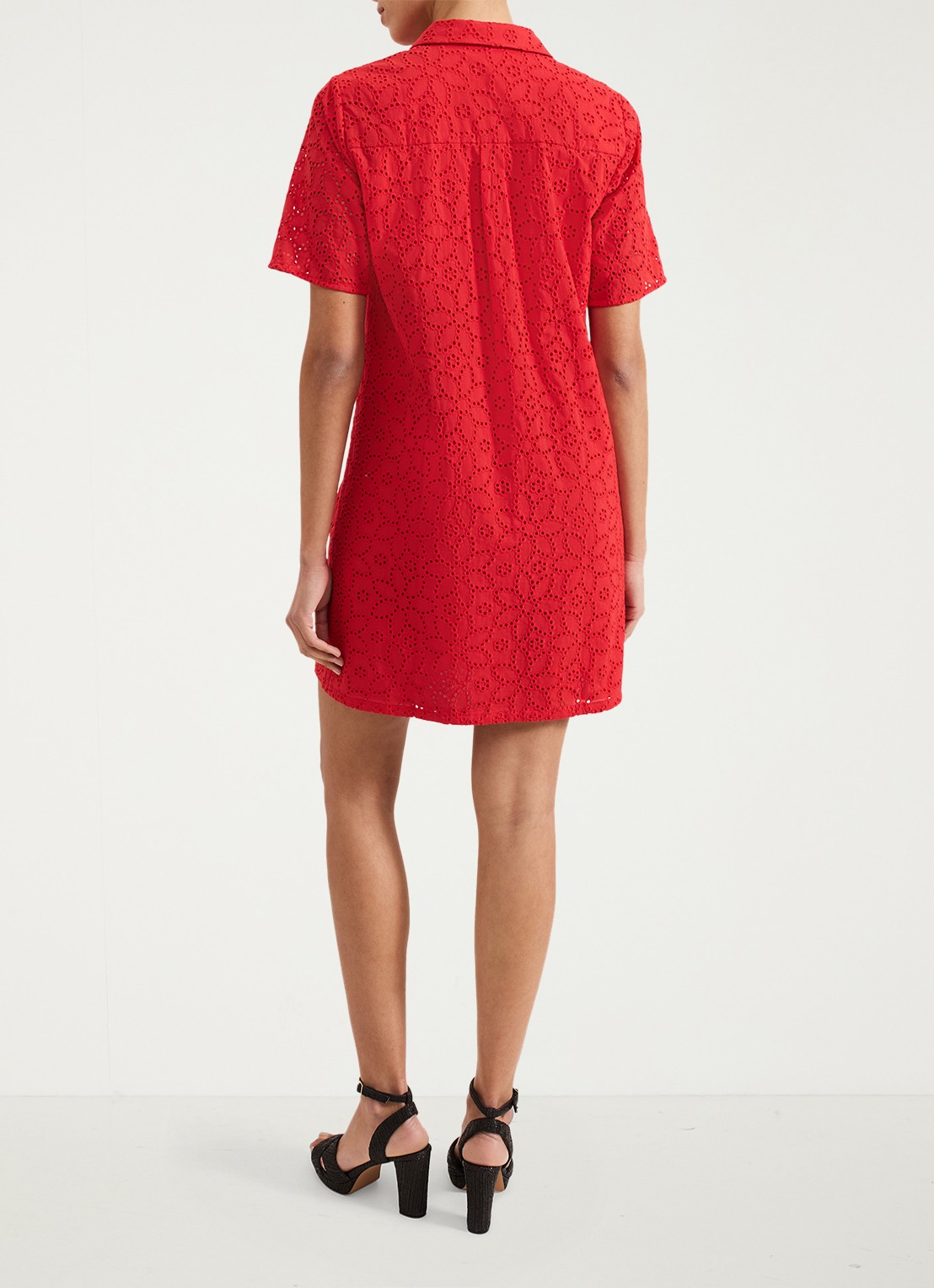 Phase Eight Nicky Shirt Dress - achterkant rood