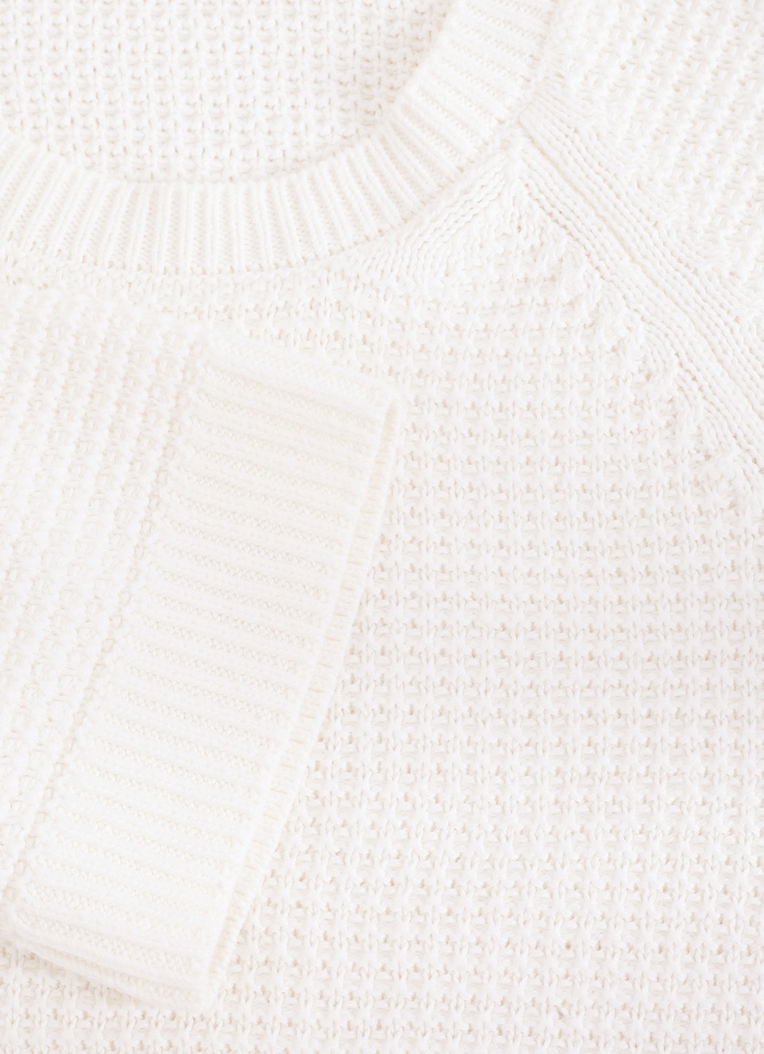 Phase Eight Odette grofgebreide trui met structuur - detail 7 ivoor