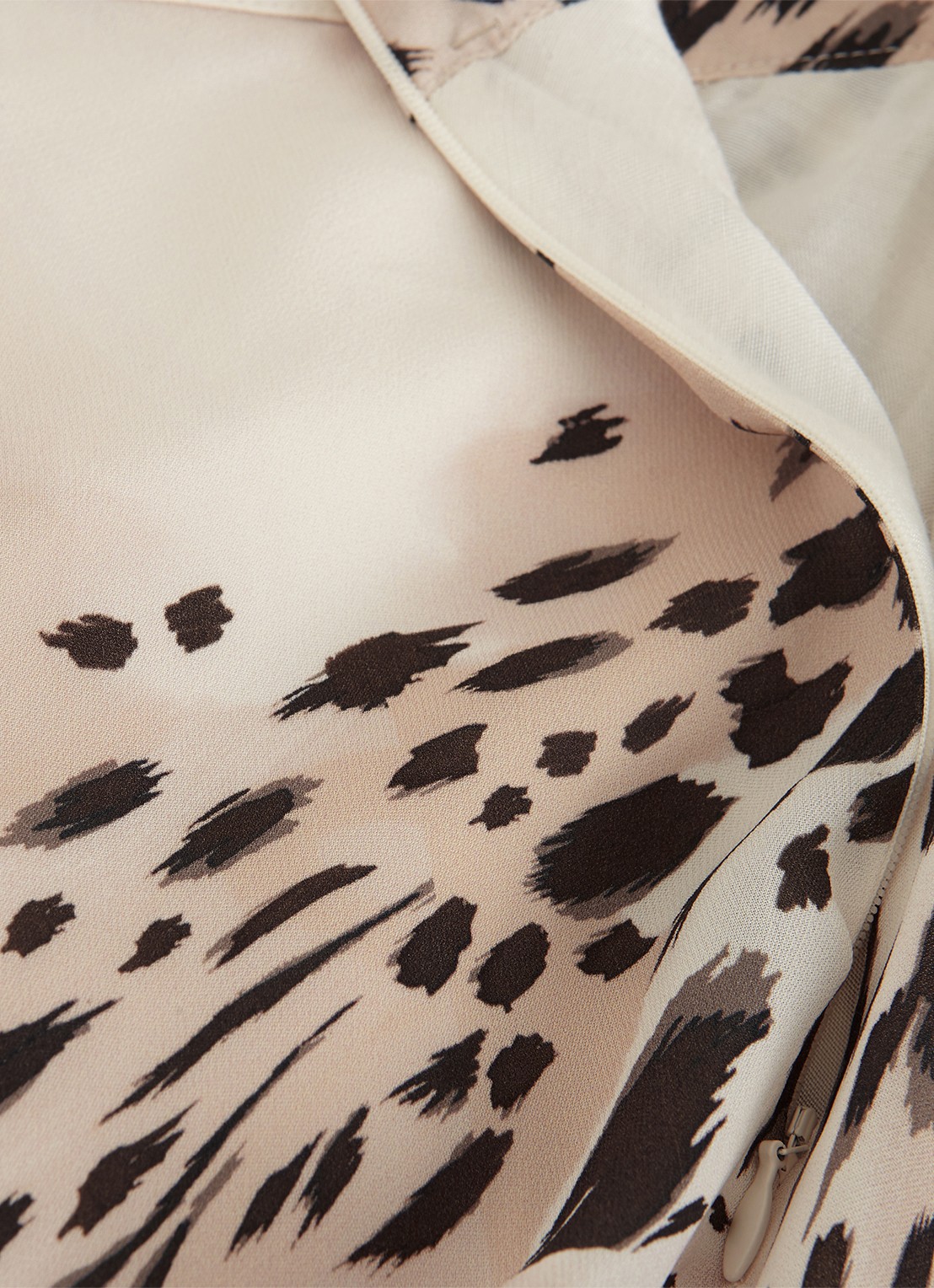 Phase Eight Orla maxi rok met dierenprint - detail 4 creme