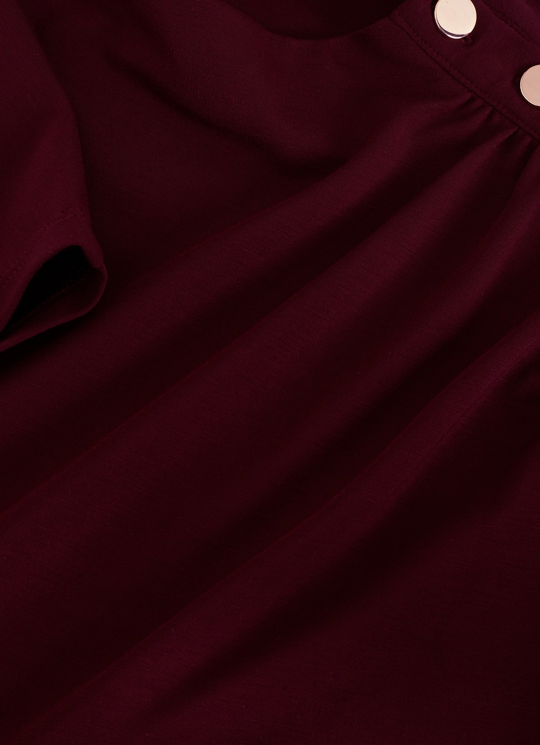Phase Eight Paige top met gedrapeerd detail - detail 7 aubergine