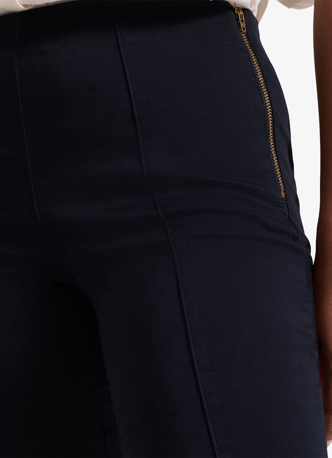 Phase Eight Petite Amina high waist cropped skinny broek - detail 5 indigo