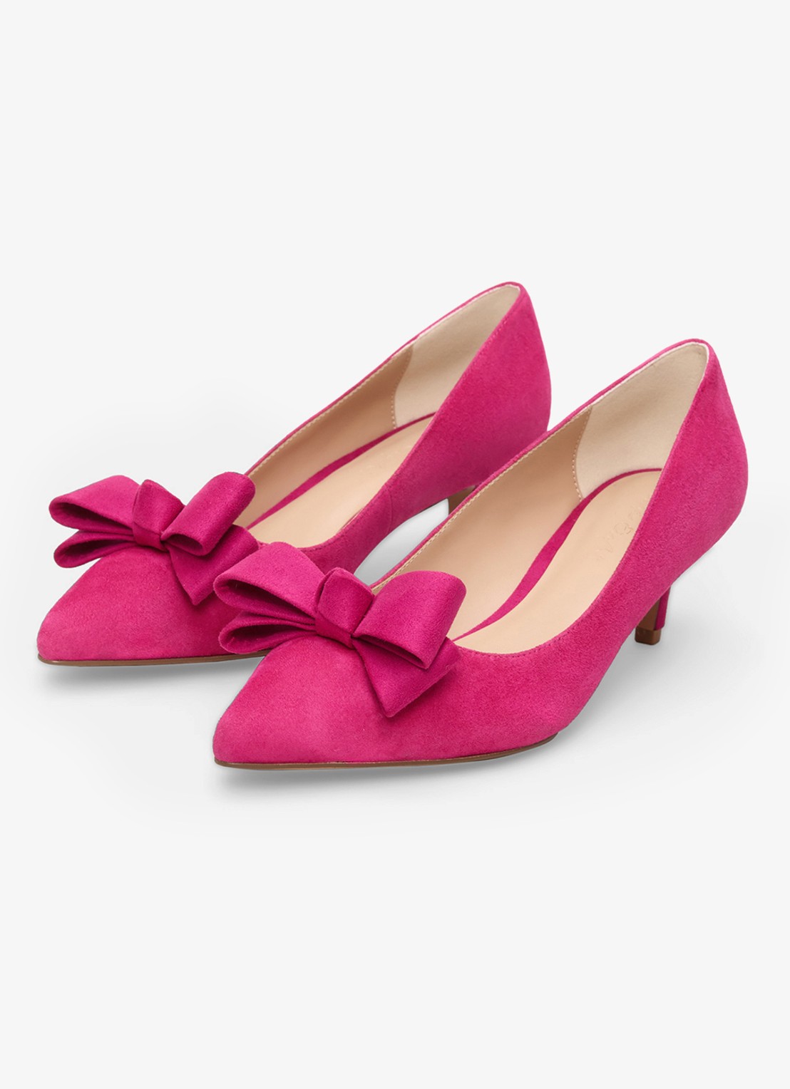 Phase Eight Pump met strikdetail - voorkant 2 roze