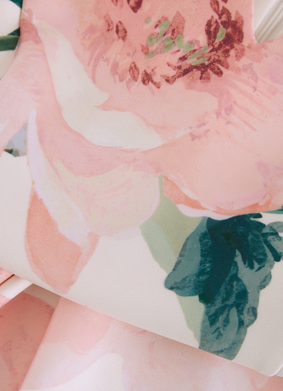 Phase Eight Rakhi Scuba Floral midi jurk met print - detail 8 oudroze