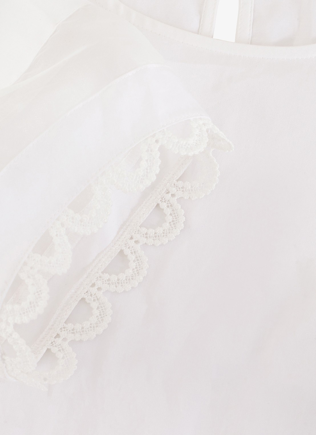 Phase Eight Rebecca tuniek met mesh - detail 7 wit