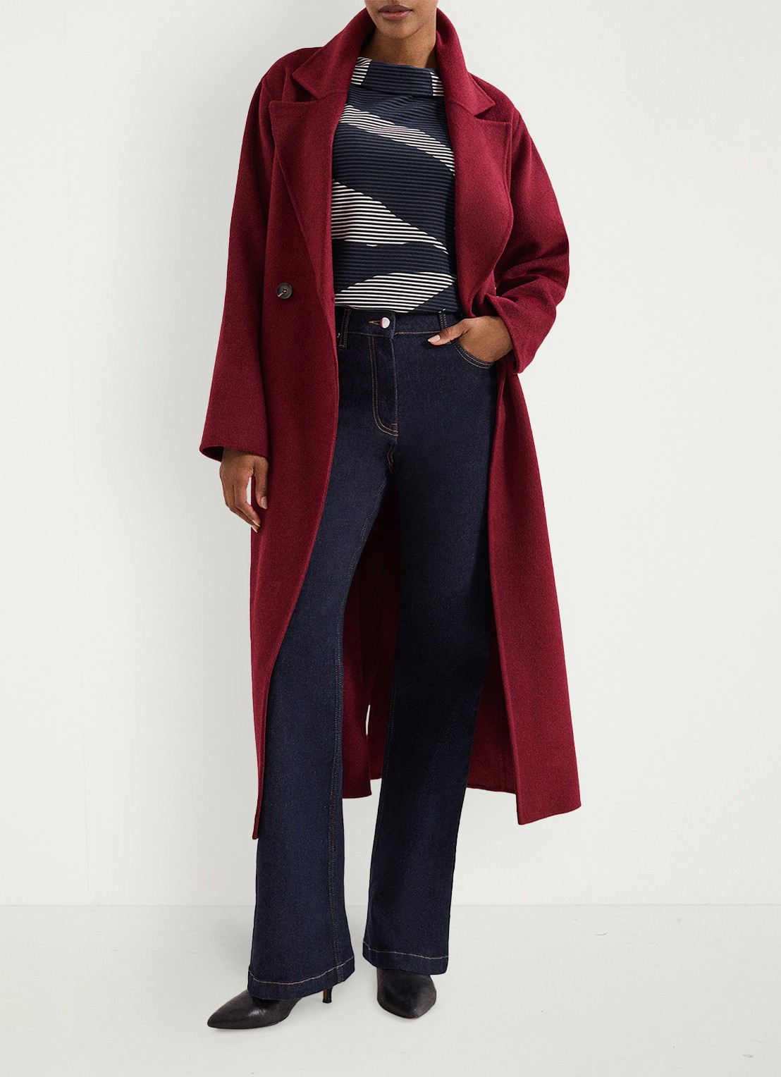 Phase Eight Rena top met print - detail 6 donkerblauw