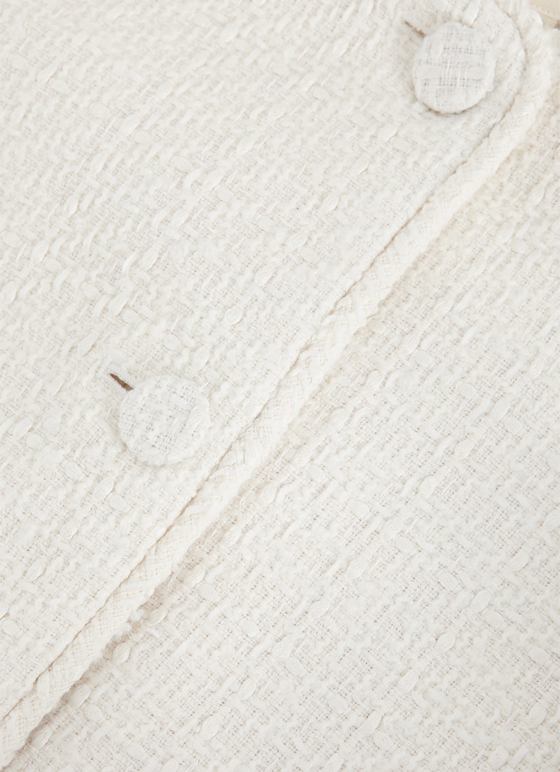 Phase Eight Ripley jack van bouclé met steekzakken - detail 6 ivoor