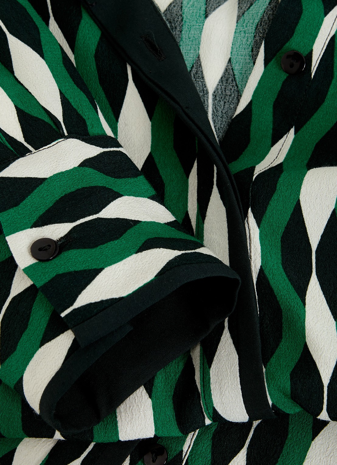 Phase Eight Rita blouse met grafische print - detail 7 groen