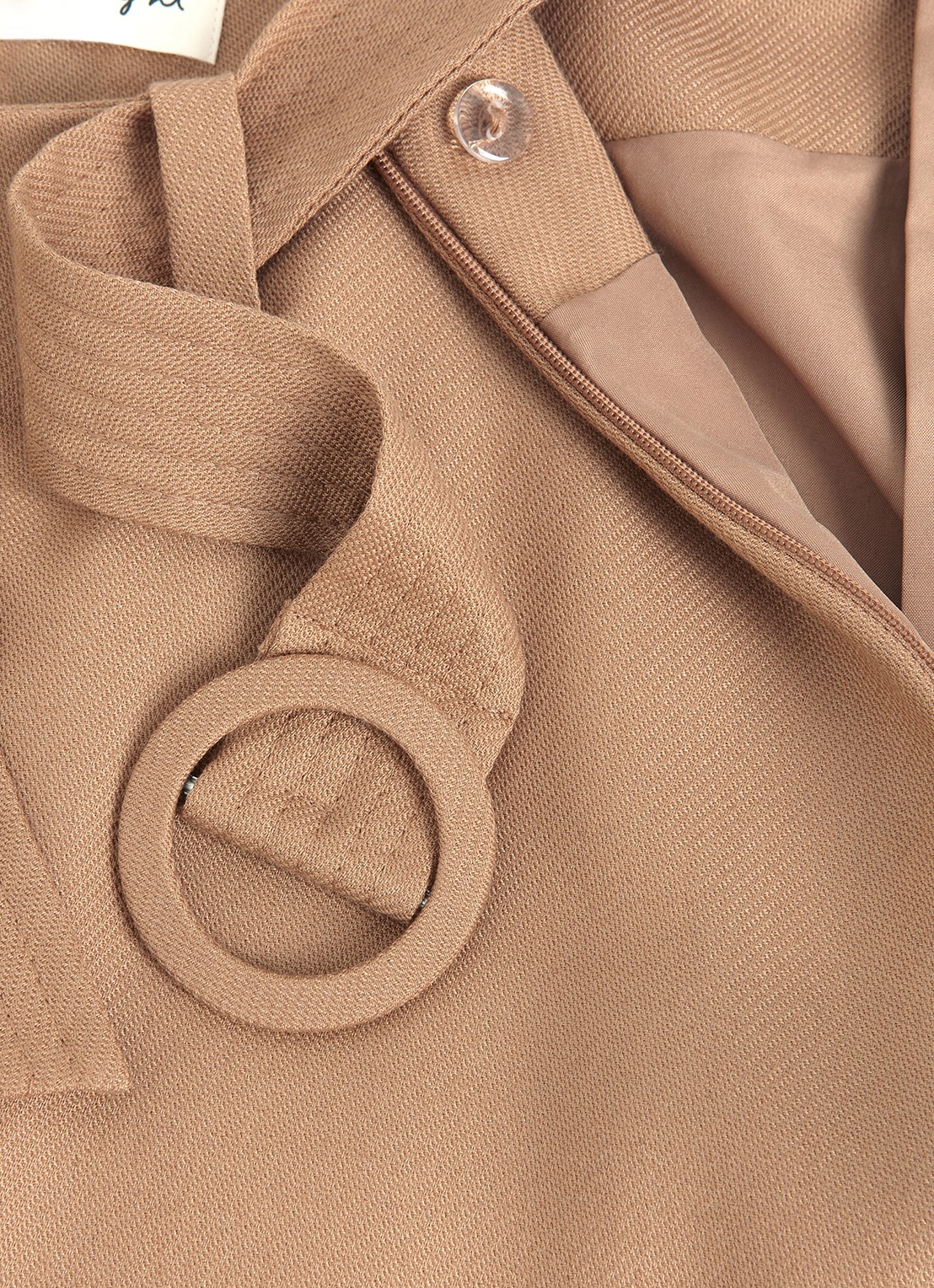 Phase Eight  Rochelle midi rok met ceintuur - detail 7 camel