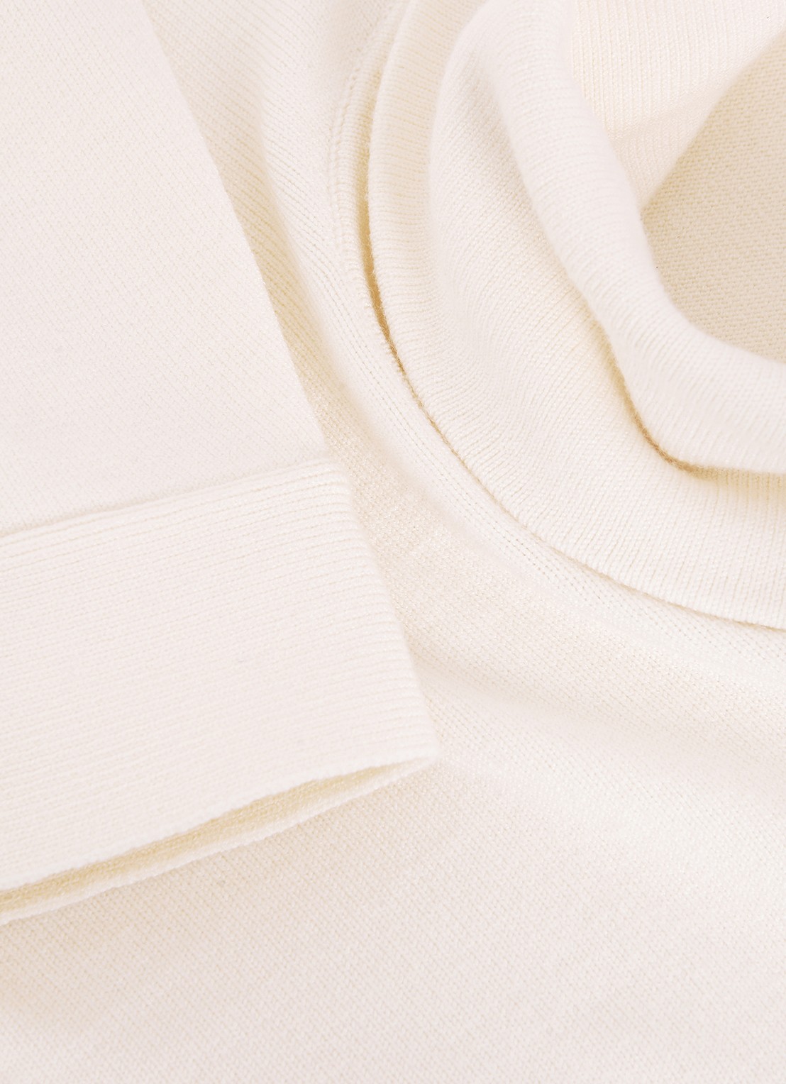 Phase Eight Rosalie fijngebreide trui met col - detail 6 creme